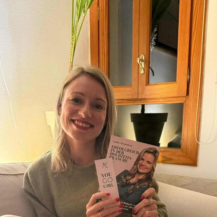 Leser:in 5 mit dem Buch „Erfolgreich in der Hochzeitsbranche“